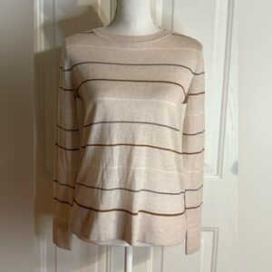 Banana Republic extra fine 100% Merino wool striped sweater size XS NWT